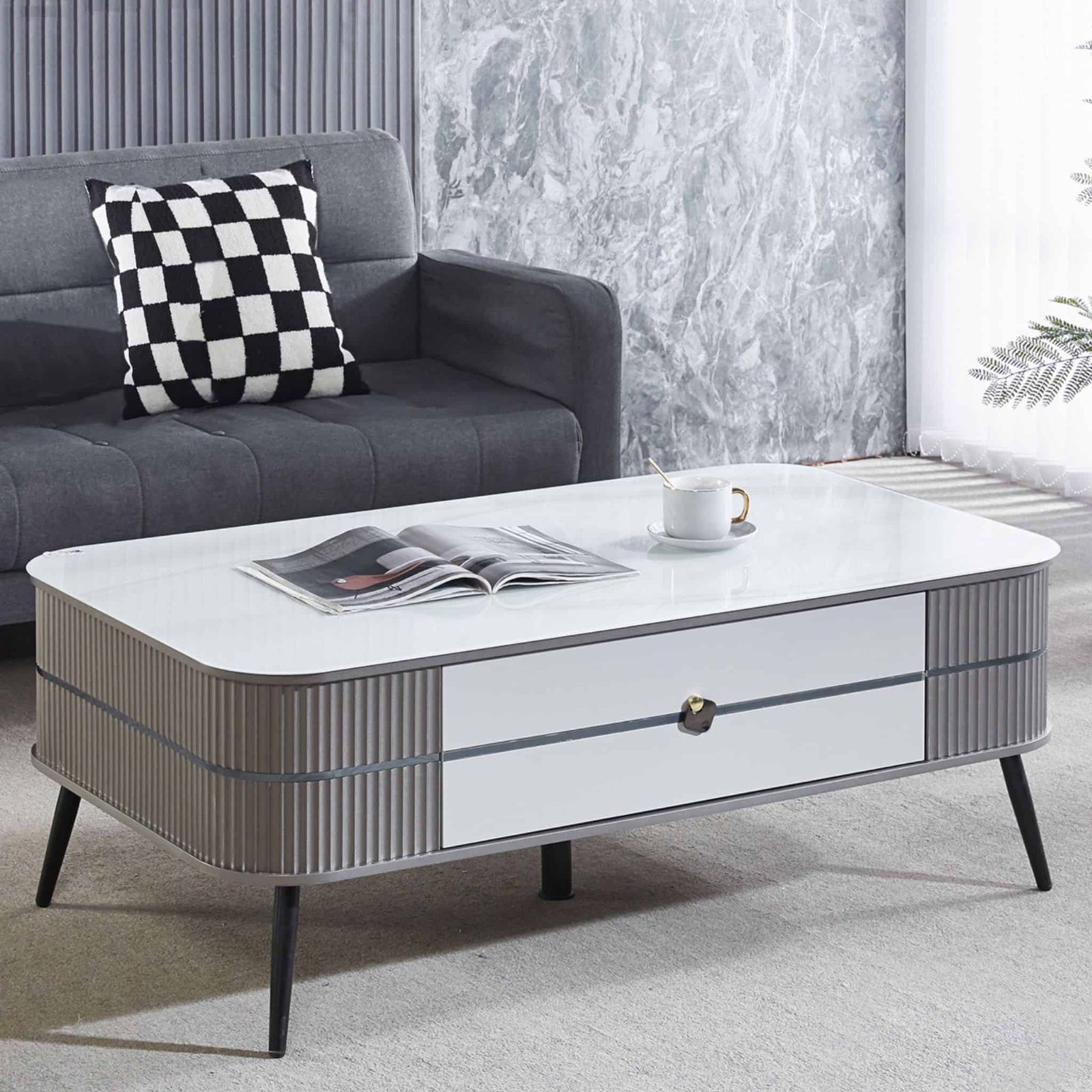 4 ft Trendy Coffee Table OF2EK437147