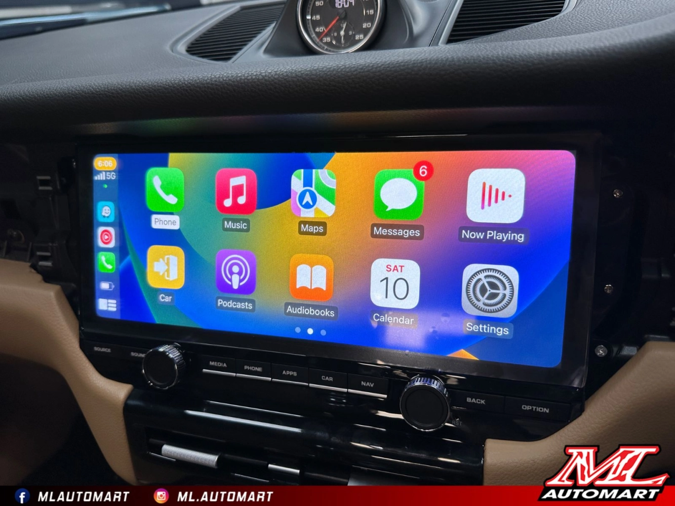 Porsche Macan 95B Horizontal Style Android Monitor (12.3") 