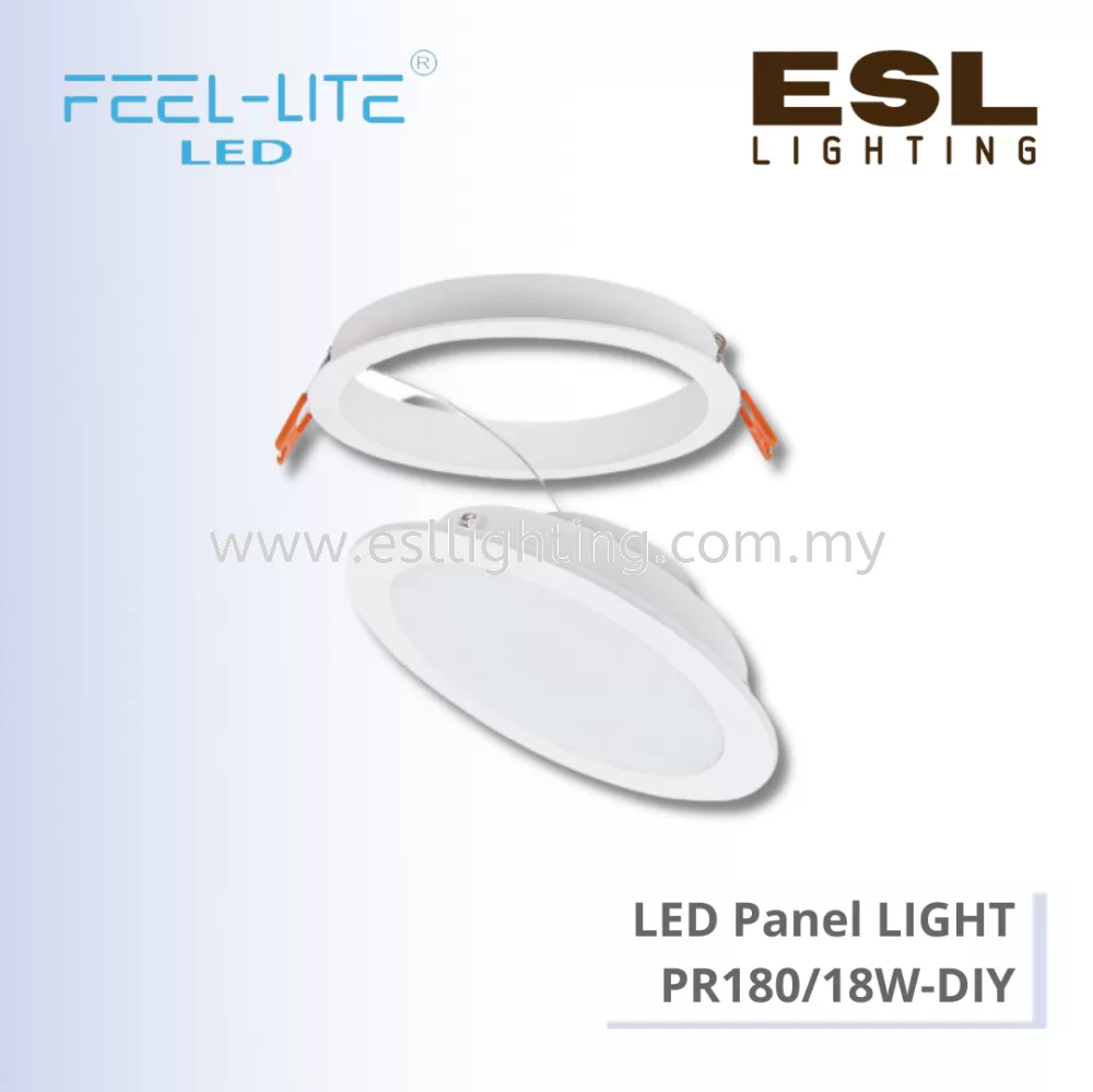 FEEL LITE LED RECESSED DOWNLIGHT LIGHT ROUND 18W - PR180/18W-DIY