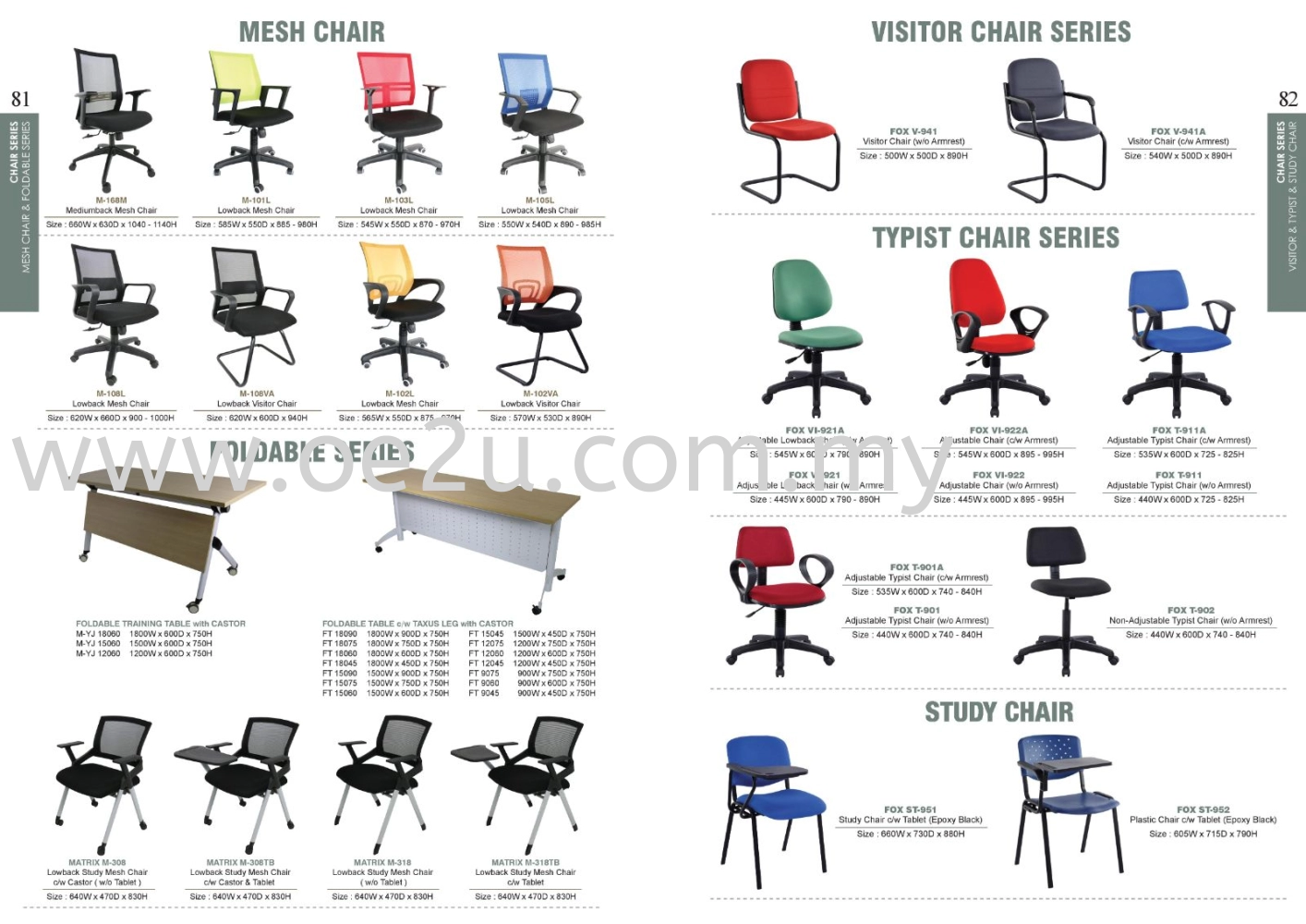 YMI Office Seating Collection (Product Catalog)