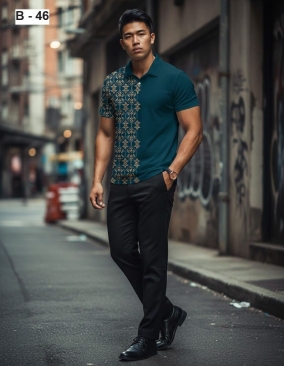 Custom Batik Sublimation T-Shirt
