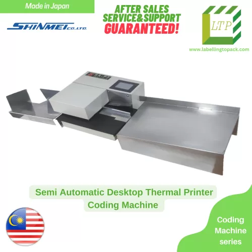  Semi Automatic Desktop Thermal Printer Coding Machine 
