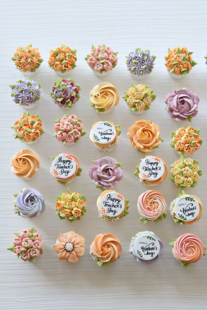 Flower Buttercream Cupcake