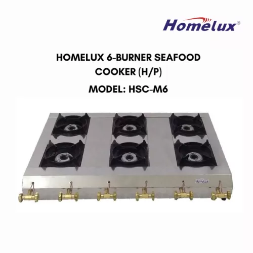 HOMELUX High Pressure Seafood Cooker 6 Burner HSC-M6