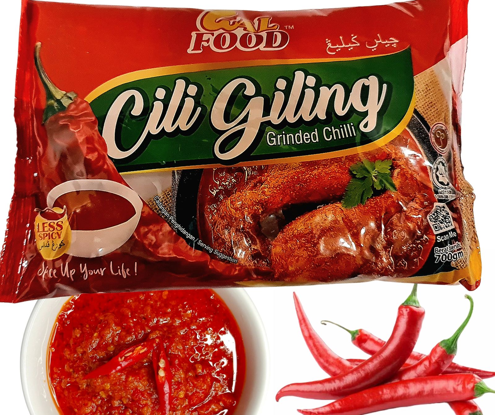 Ground Chili Walfood Brand 700 Grams RM5.88 X 15 Units C.Dwi Makmur