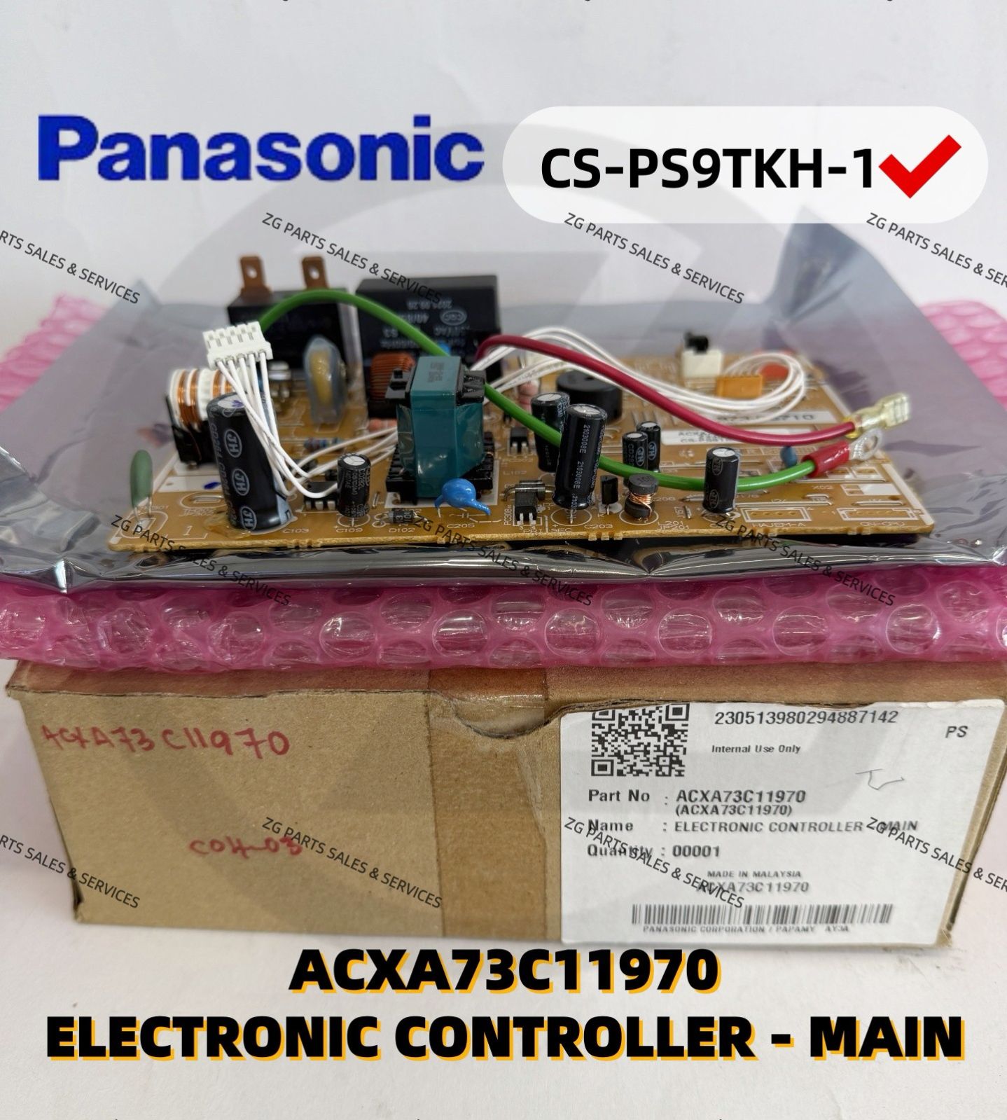 [ CS-PS9TKH-1 ] ACXA73C11970 Panasonic Electronic Controller - Main