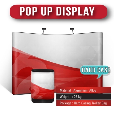 Pop Up Backdrop Display (Hard Case)