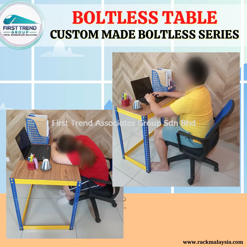 Boltless Table Rak Besi Store Multipurpose Table Home Table / Meja Komputer / Meja Serbaguna