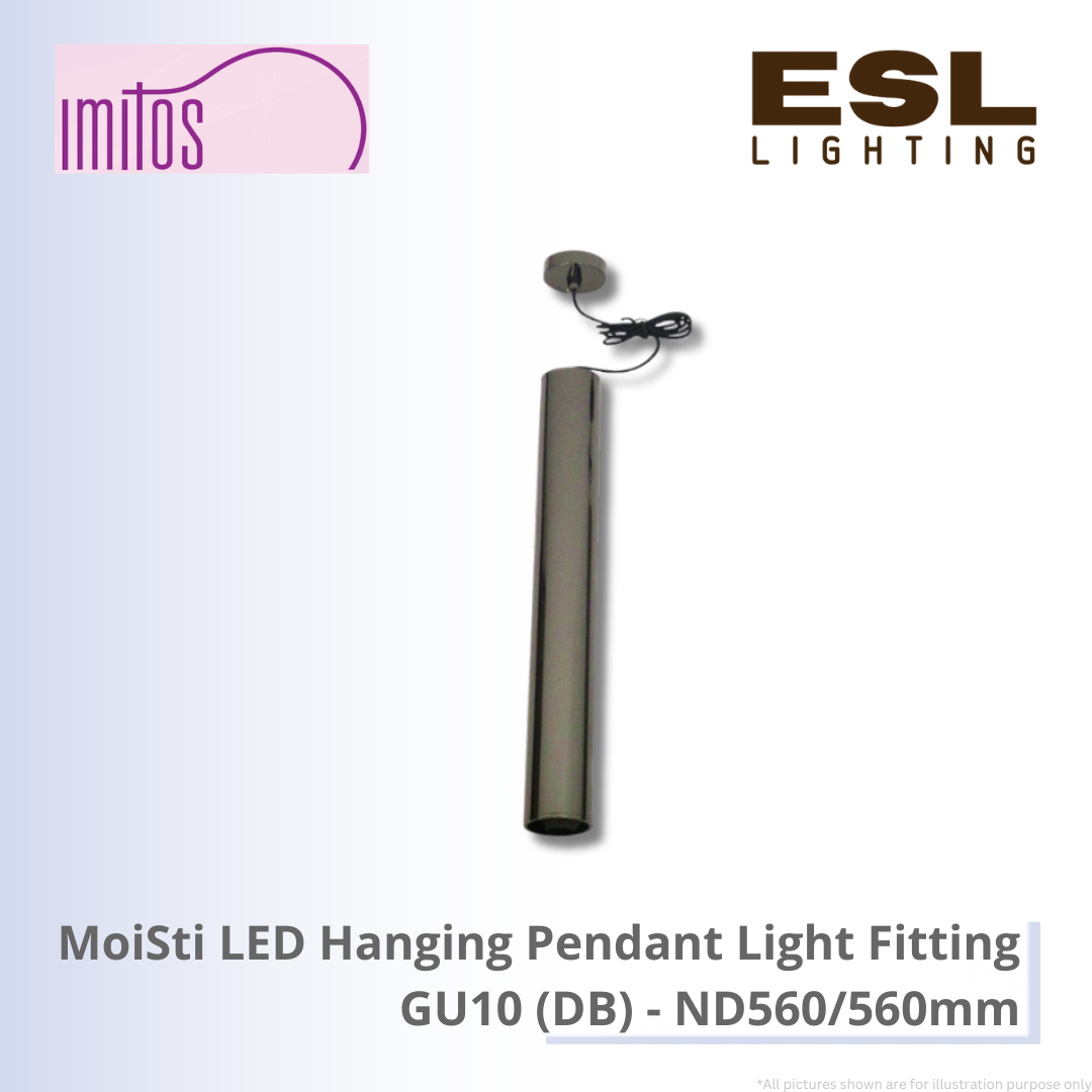 IMITOS MoiSti LED Hanging Pendant Light Fitting GU10 (DB) - ND560/560mm