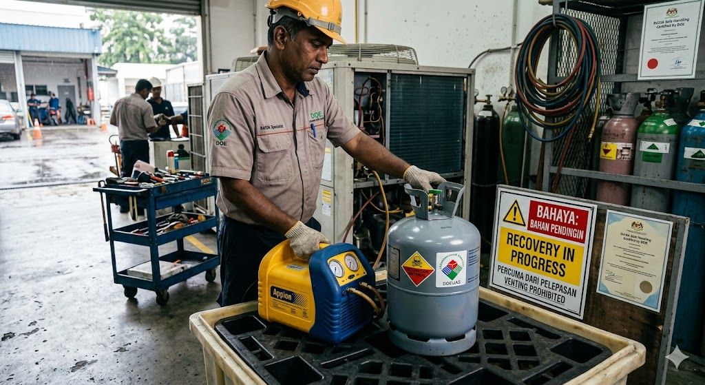 refrigerant containment hazardous material Malaysia DOE