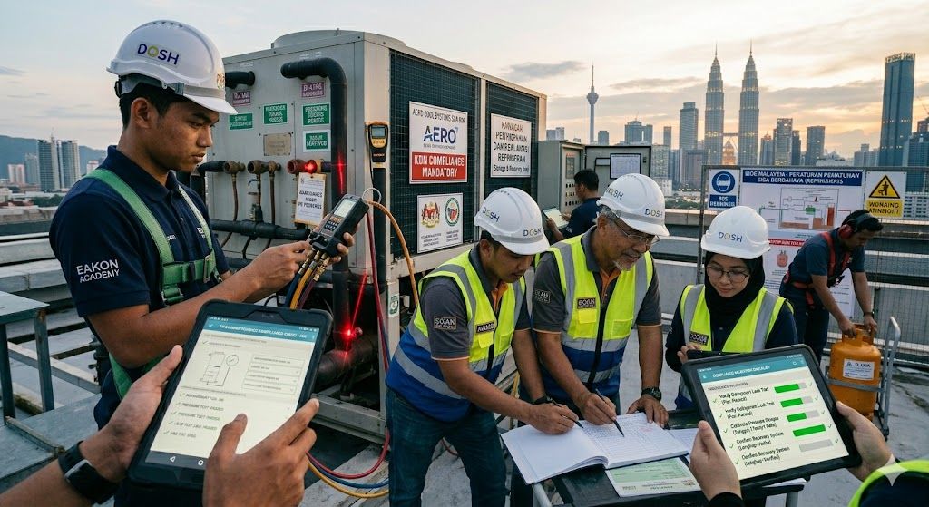 HVAC safety compliance standards Malaysia DOE