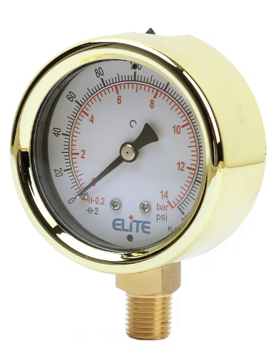 Forged Brass Gauges P-18