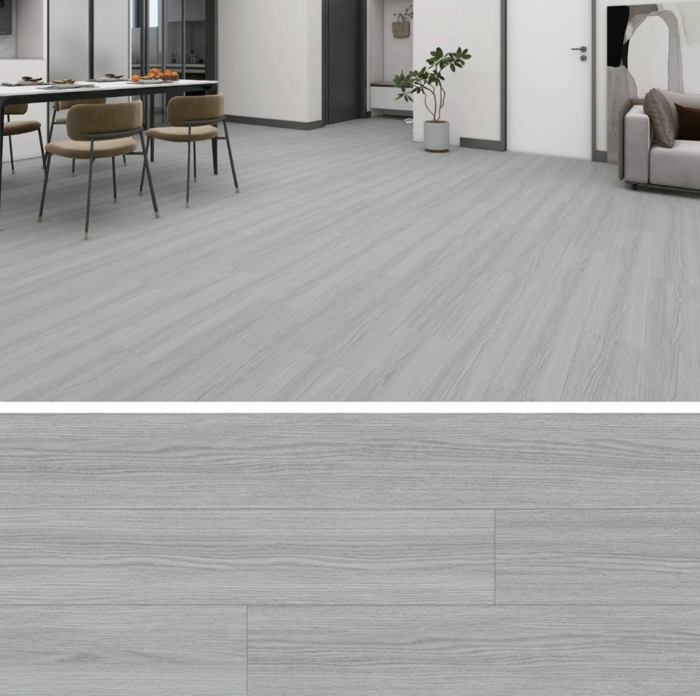 Queens Floor LVT Flooring STANDARD QVG104-04 FROST ASH