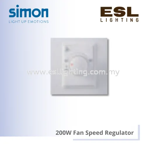 SIMON V5 SERIES 200W Fan Speed Regulator - V59E201