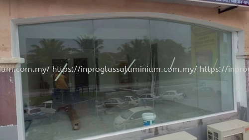 Transparent Glass Partition | Glass Contractor at Bukit Raja, Klang, Shah Alam, Selangor