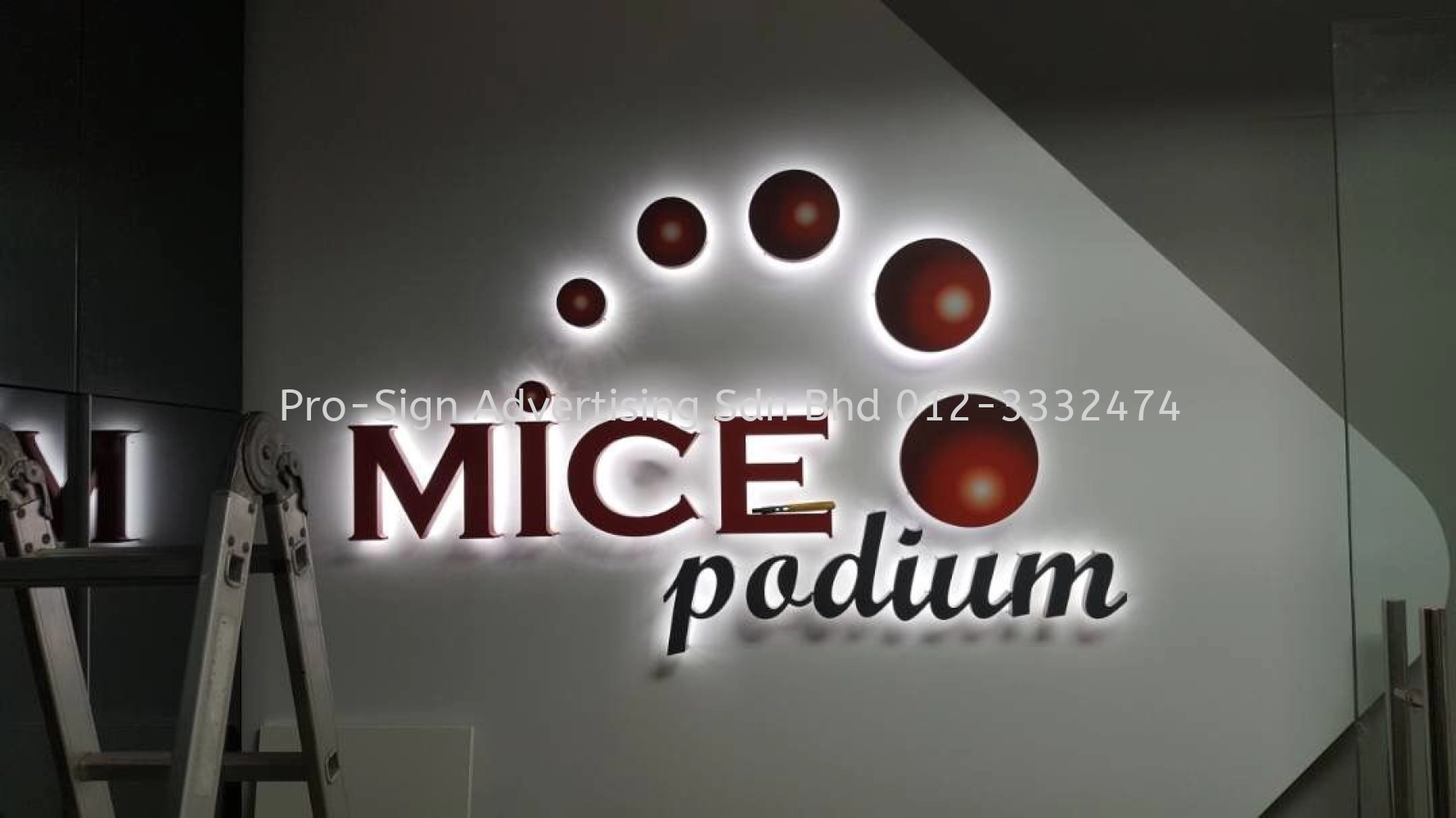 OFFICE BOX UP SIGNAGE (MICE PODIUM, KL, 2017)