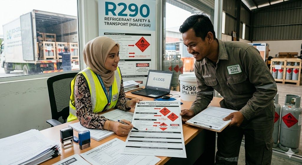 R290 shipping documentation requirements
