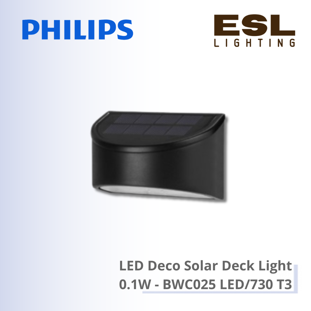 Philips LED Deco Solar Deck Light 0.1W - BWC025 LED/730 T3