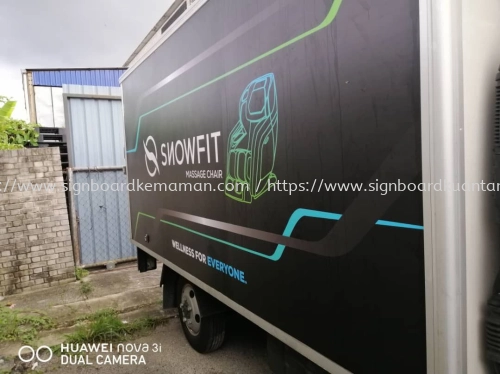 SNOWFIT TRUCK LORRY STICKER AT TERENGGANU KEMAMAN