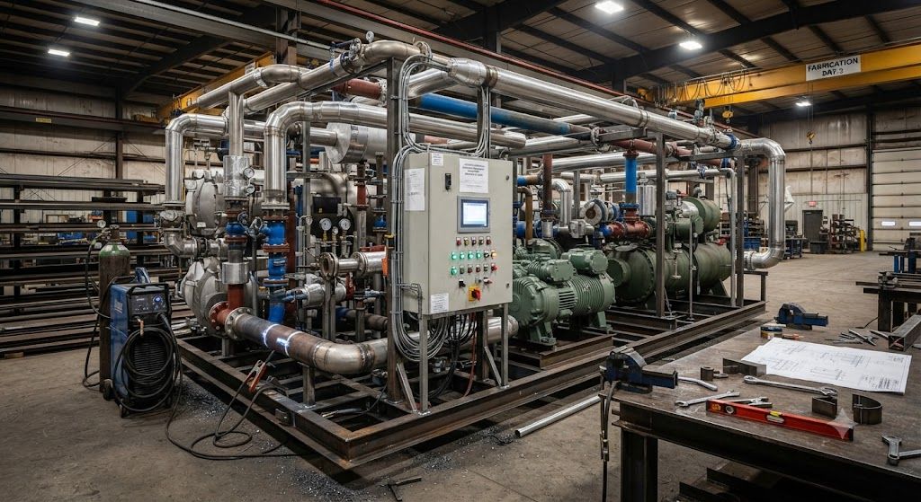Bespoke chiller plant fabrication