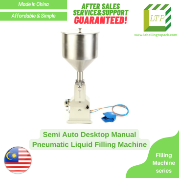 Semi Auto Desktop Manual Pneumatic Liquid Filling Machine (China - Packaging)