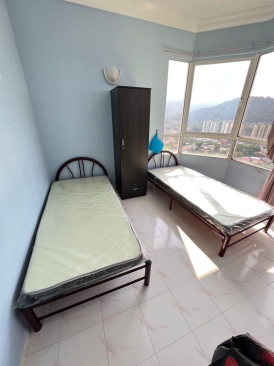 Hostel Wooden Locker | Single Metal Bed | Single Mattress High Quality For Thai Odyssey Petaling Jaya Selangor | Deliver to Gurney Park Georgetown Penang