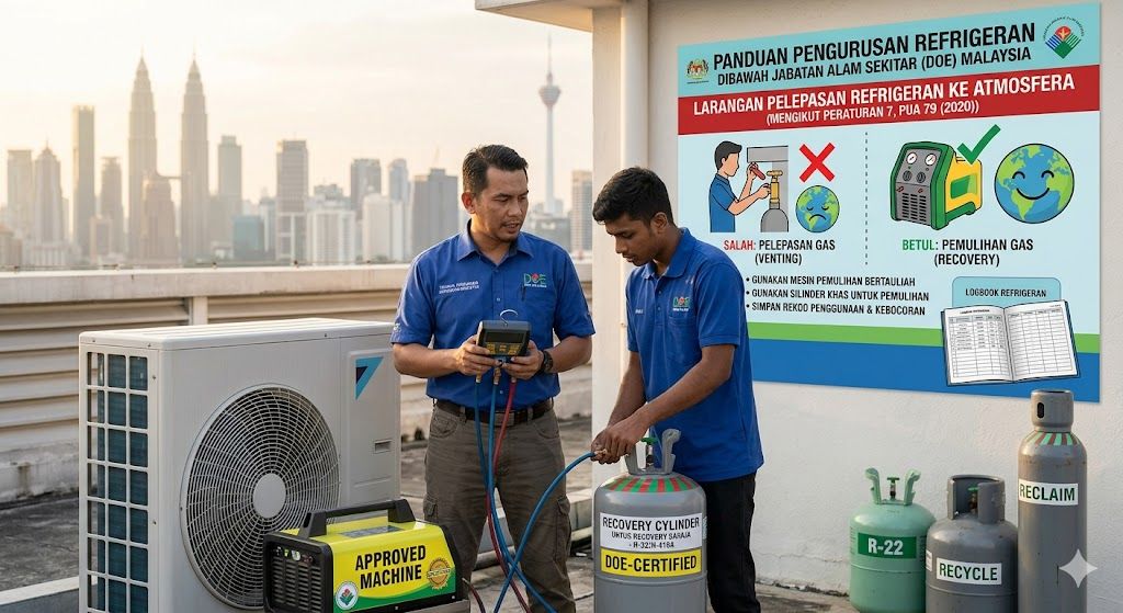 DOE Malaysia refrigerant venting regulations