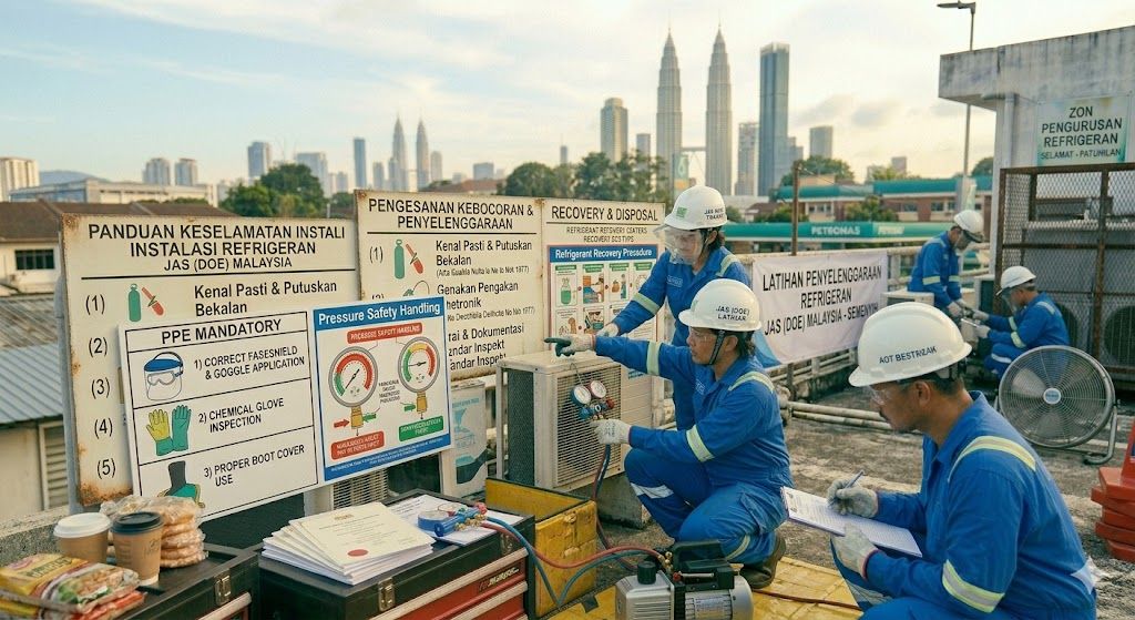 refrigerant maintenance safety procedures Malaysia DOE