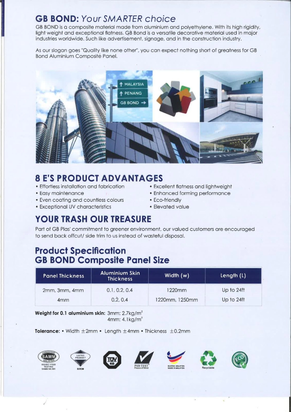 ACP Color Selection Chart 2023 ACP (Aluminium Composite Panel) Selangor ...