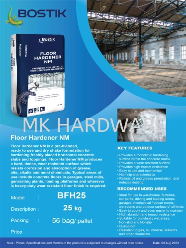 BOSTIK FLOOR HARDENER NM