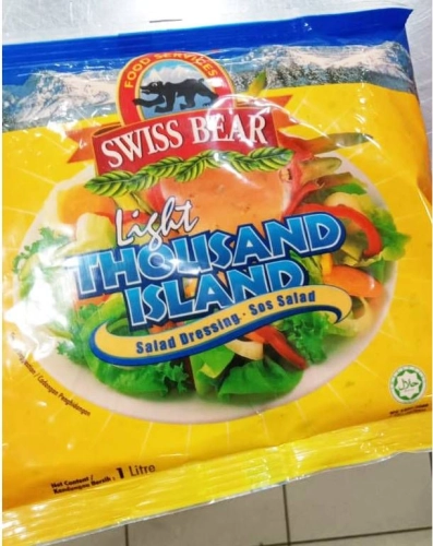 SWISS BEAR LIGHT THOUSAND ISLAND 1L(PEK)