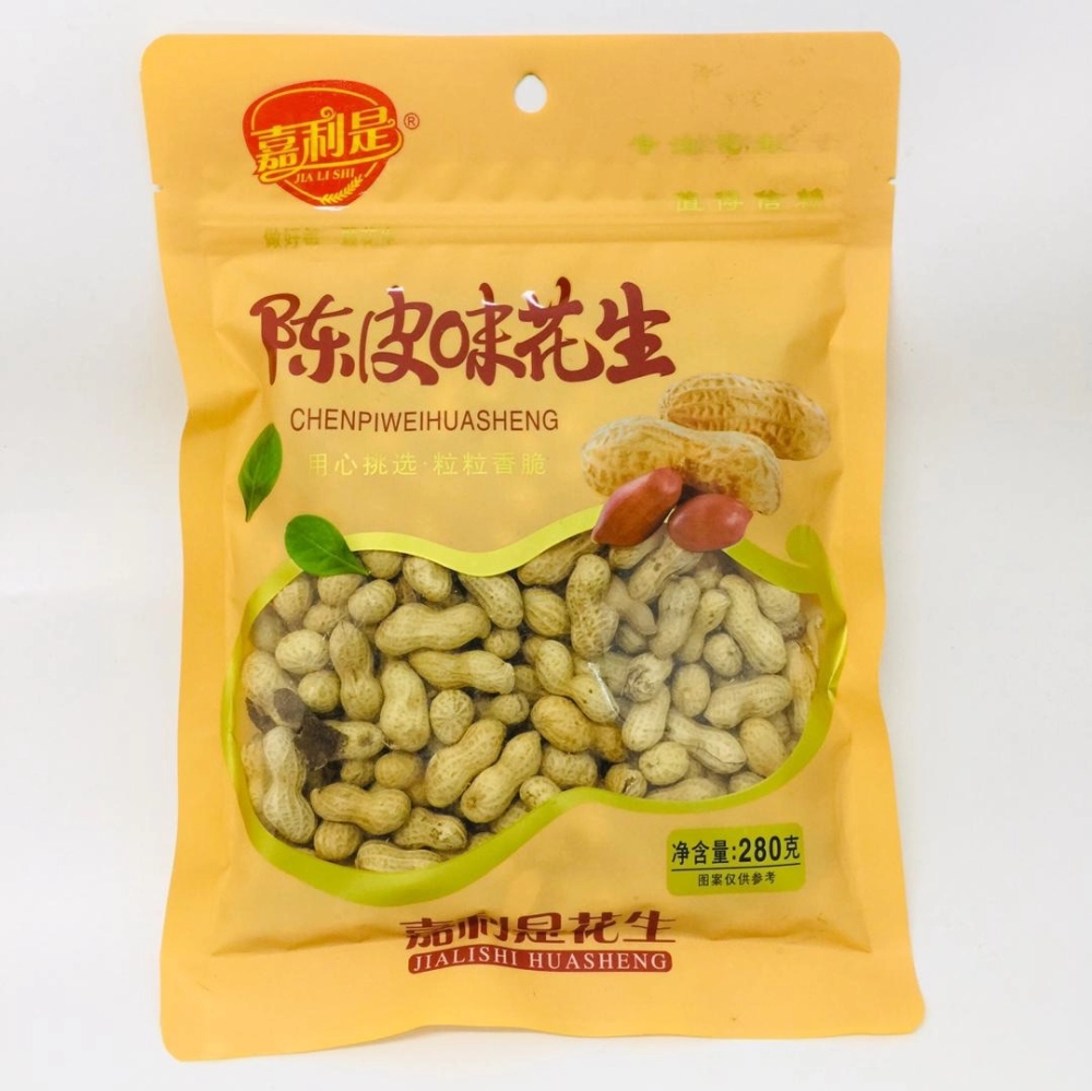 Jia Li Shi Tangerine Peel Peanuts嘉利是陳皮味花生280g