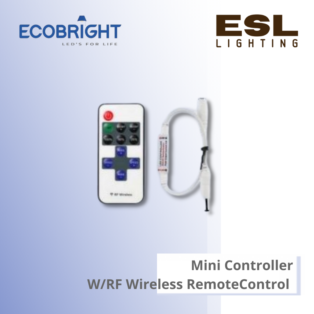 ECOBRIGHT Mini Controller with RF Wireless Remote Control - 5050 - RFRC (DC)