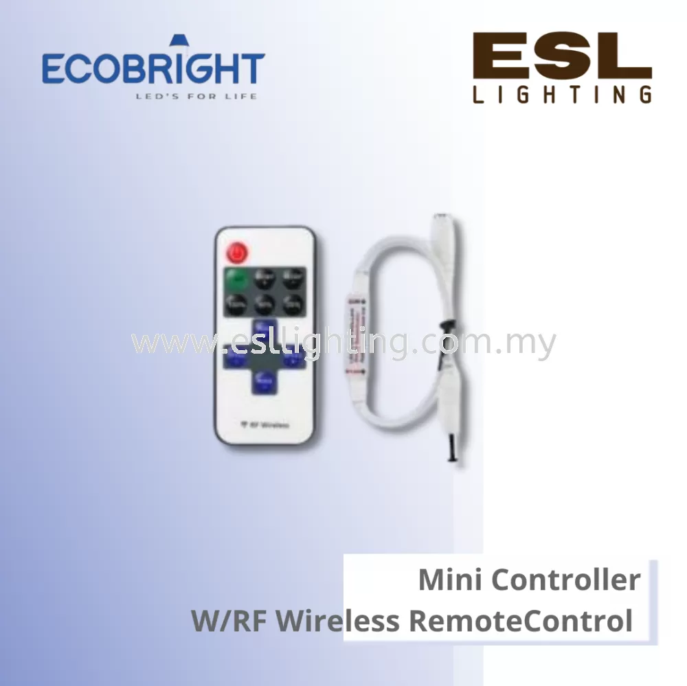 ECOBRIGHT Mini Controller with RF Wireless Remote Control - 5050 - RFRC (DC)