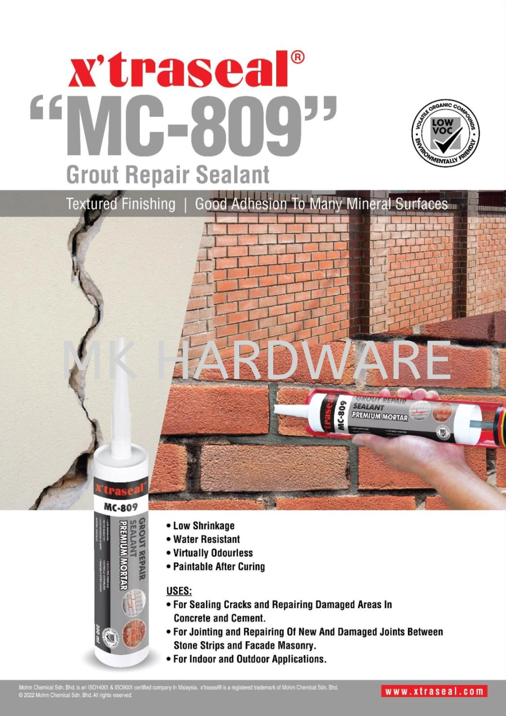 MC 809 GROUT REPAIR SEALANT