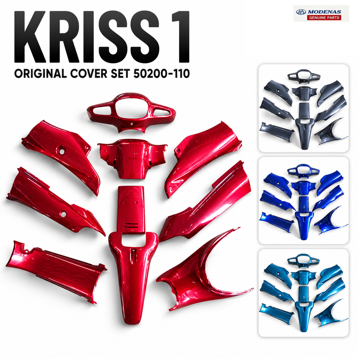 KRISS 1 MODENAS ORIGINAL COVER SET 50200-110