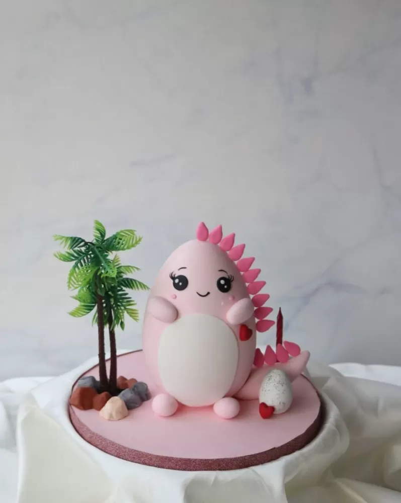 Pink Dino Chocolate Pinata