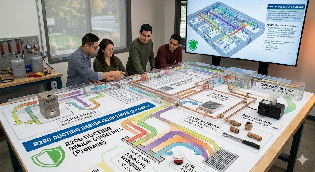 propane refrigerant ducting design guidelines