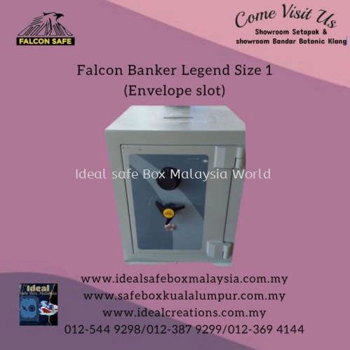 Falcon Banker Safe Legend Size 1 c/w Envelope Slot