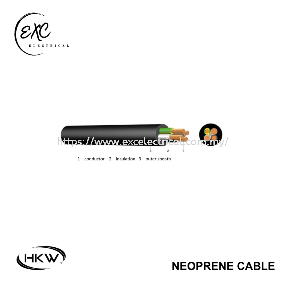 HKW 4 CORE NEOPRENE CABLE Selangor, KL, Malaysia Wholesaler ...