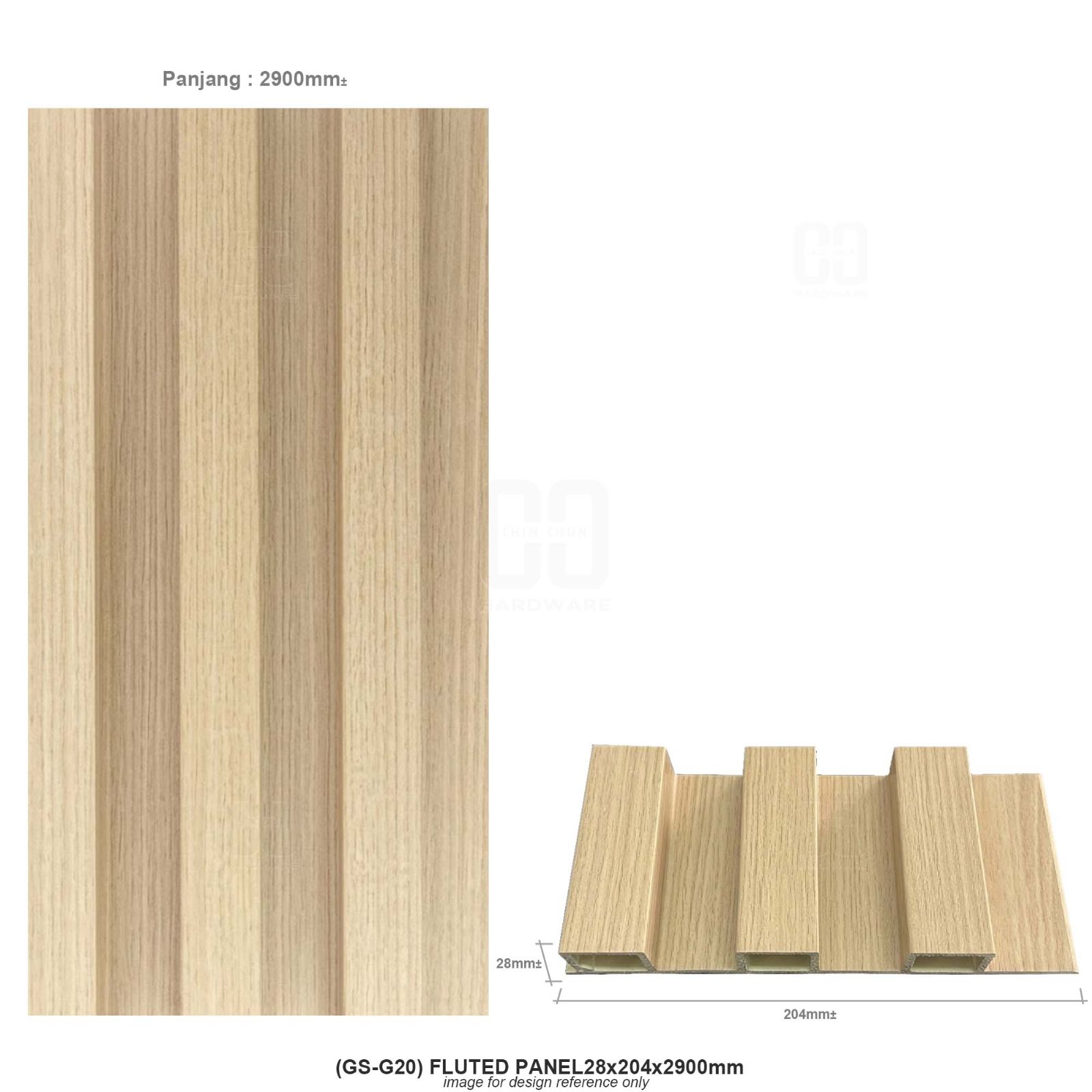 (GS-G20) FLUTED PANEL 28x204x2900mm