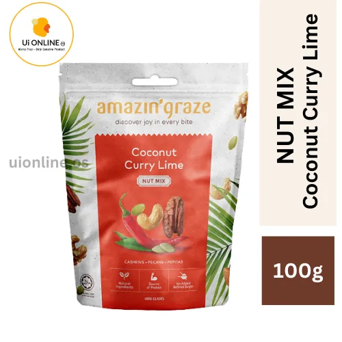 Amazin' Graze Coconut Curry Lime Nut Mix (100g)