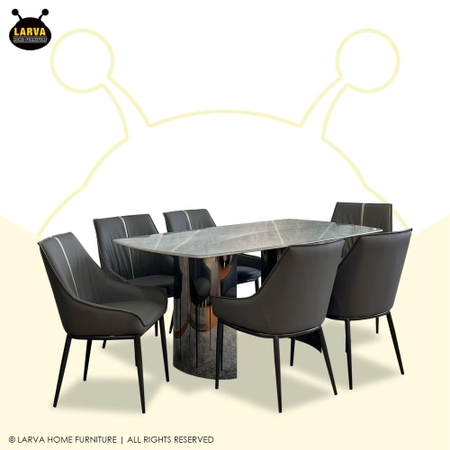 Iris 1+6 Dining Set