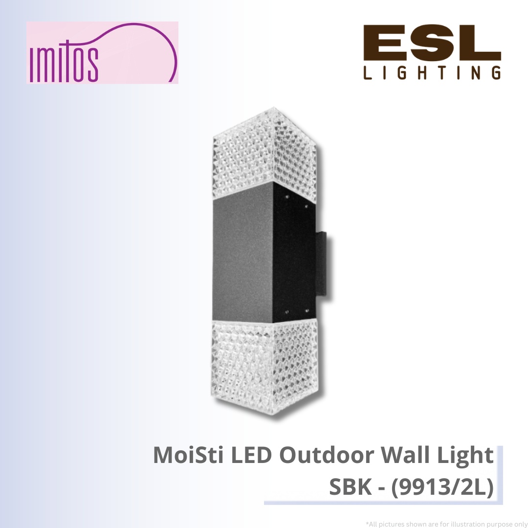 IMITOS MoiSti LED Outdoor Wall Light SBK - 9913/2L