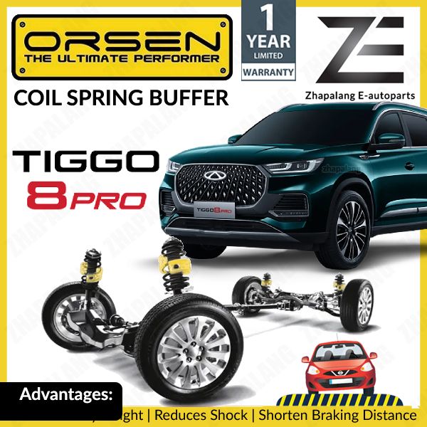 ORSEN CAR COIL SPRING BUFFER POWER CUSHION Chery Tiggo 8 Pro Front and Rear