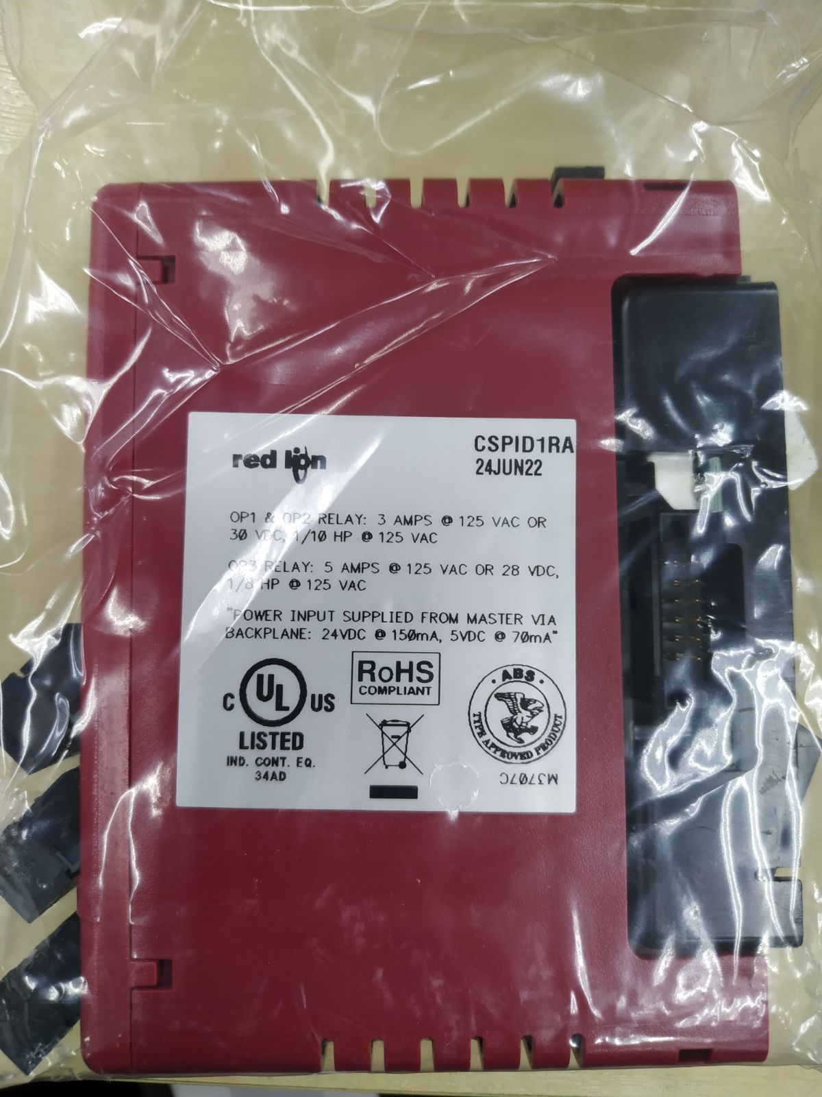 RED LION Controls CSPID1RA Module, Single Loop, Relay and Analog Outputs, Modular Controller Series