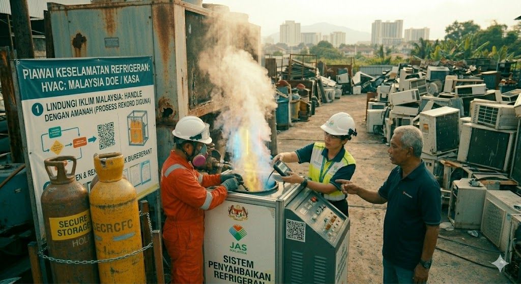HVAC hazardous refrigerant safety standards Malaysia