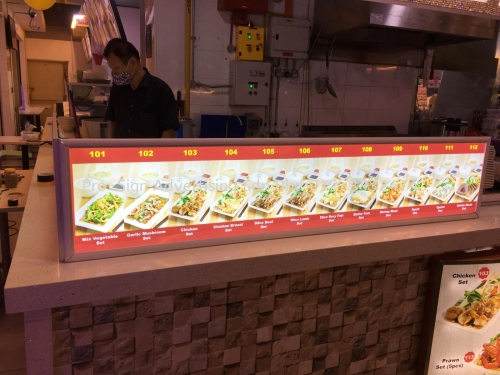 MENU LIGHTBOX LED SNAP FRAME (HOT PLATES, BERJAYA TIME SQUARE, 2020)