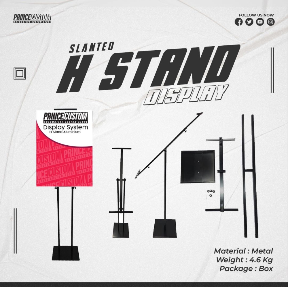 Slanted H Stand Display Sublimation Printing KL, Selangor, Malaysia ...