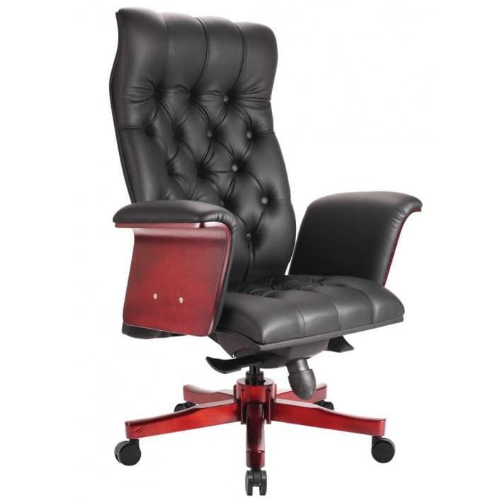 Capacious Wooden Highback Office Chair OFC30711